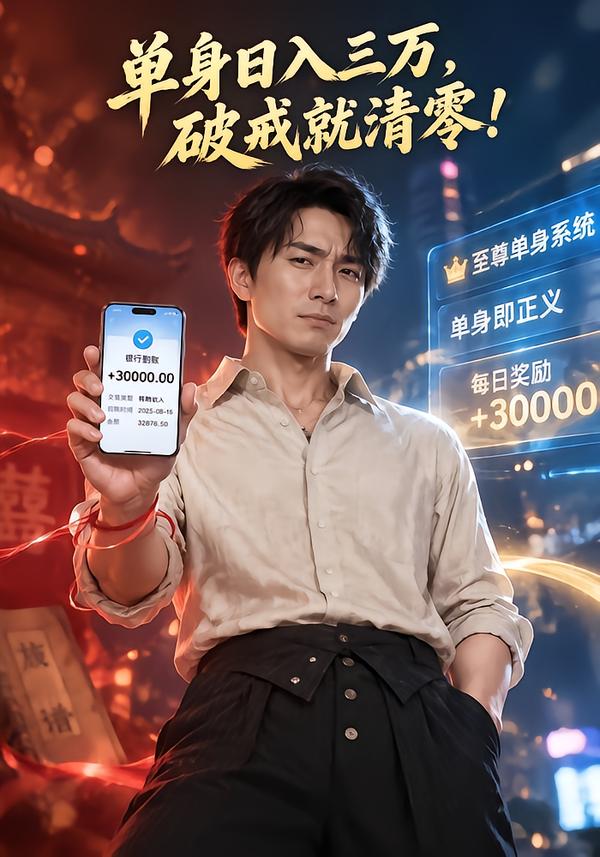 单身日入三万，破戒就清零